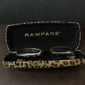 Glasses Tortoise shell, eyeglass Prescription frame and cheetah print Rampage ca